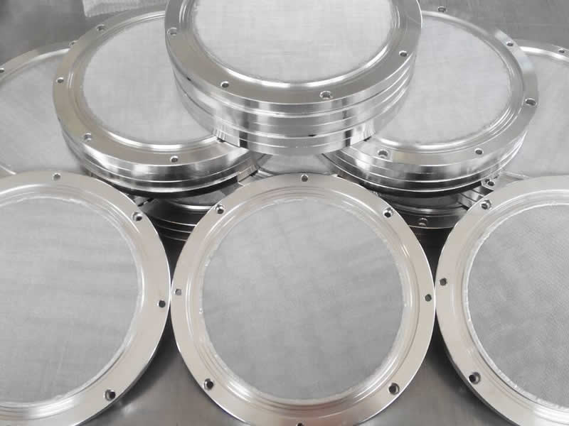 Sintered Mesh Discs Use In Chromatographic Column